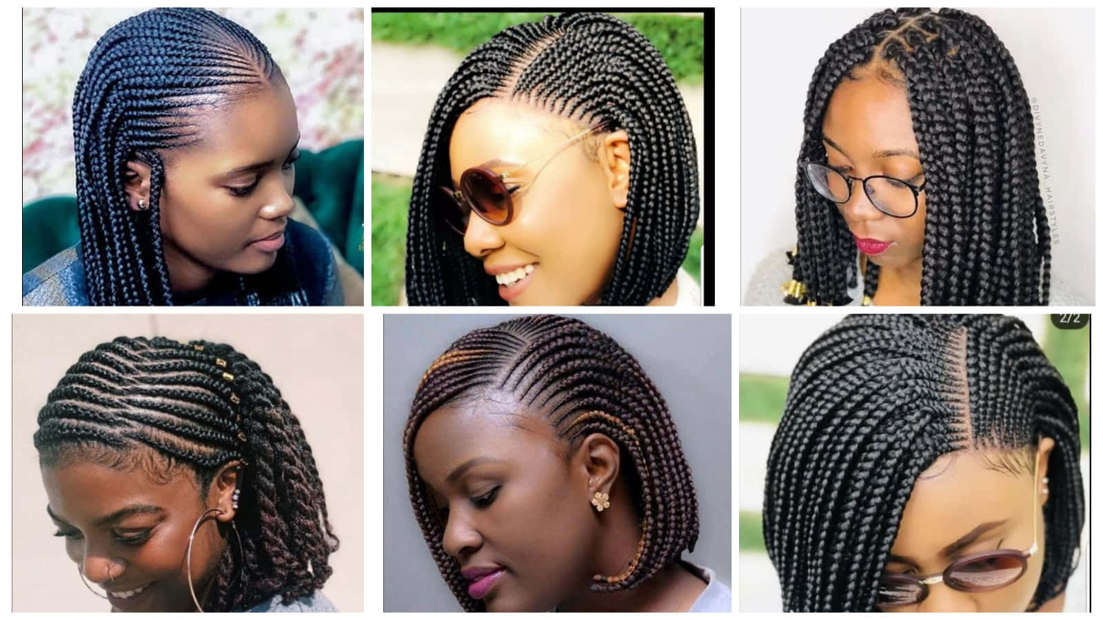 Download Elegantly Styled Box Braids | Wallpapers.com