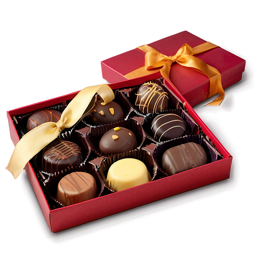 Box Of Belgian Chocolates Png 10 PNG