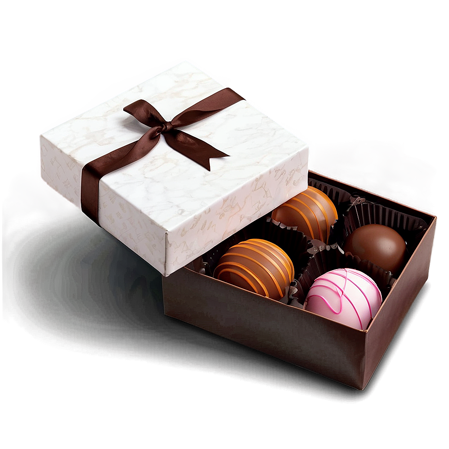 Box Of Chocolate Bonbons Png Mib PNG