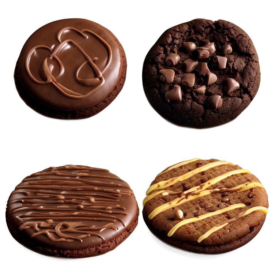 Box Of Chocolate Cookies Png Rhm85 PNG