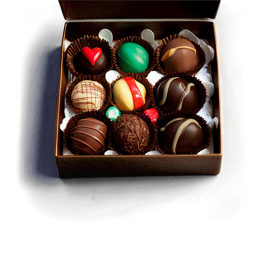 Box Of Chocolate Truffles Png 61 PNG