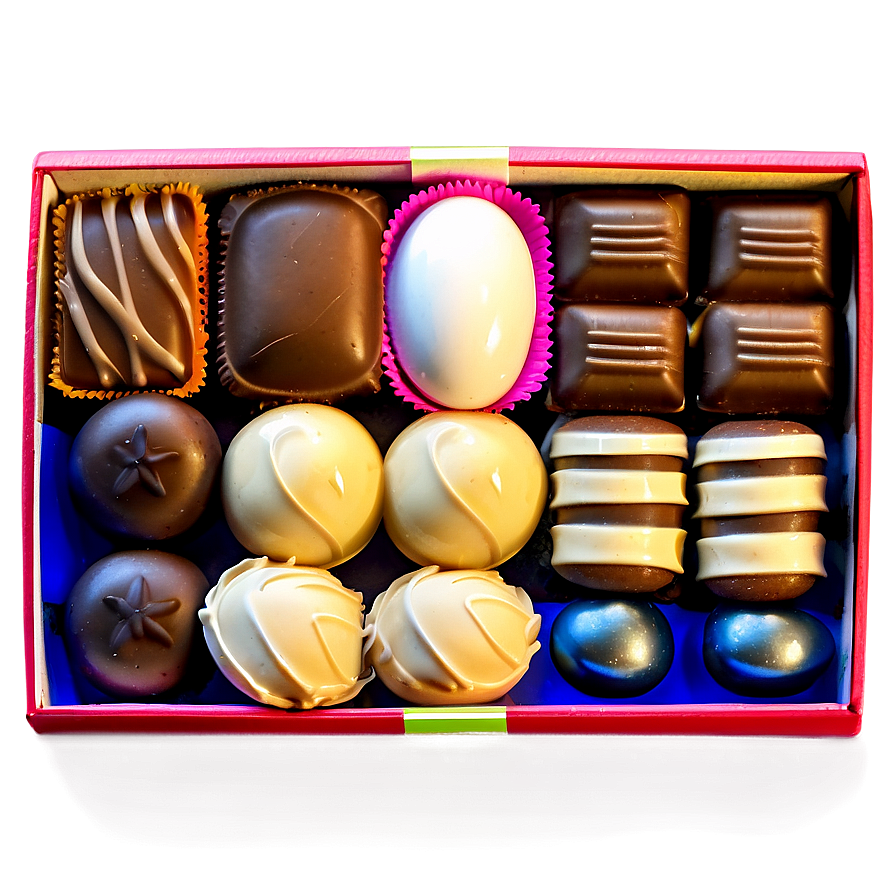 Box Of Hand-selected Chocolates Png Fox79 PNG