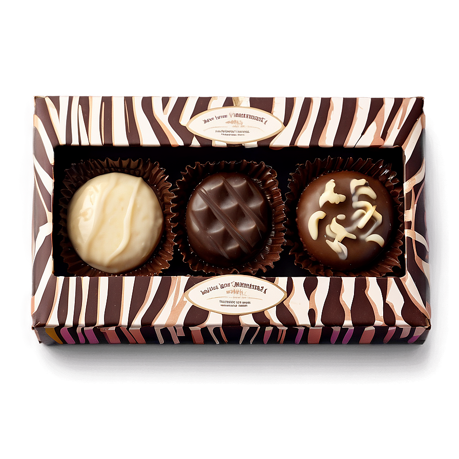 Box Of Hand-selected Chocolates Png Wso PNG