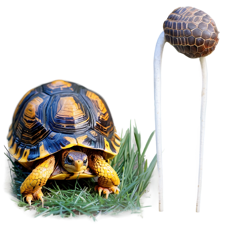 Box Turtle In Grass Png Ogi PNG