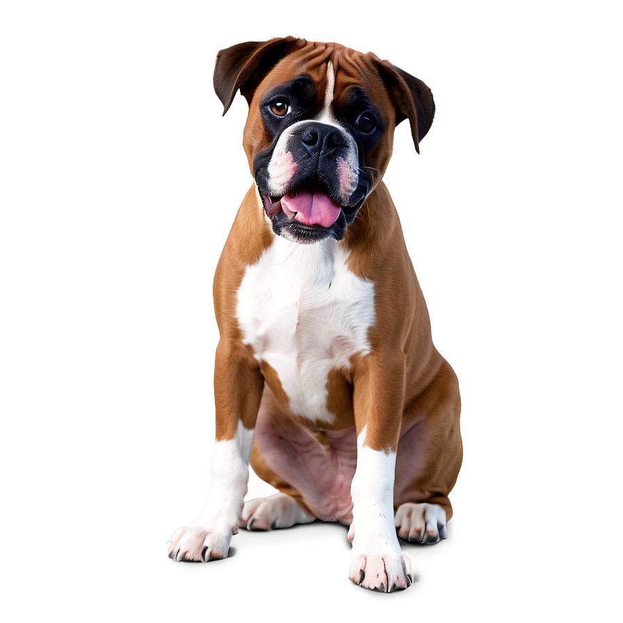 Download Boxer Dog Png Syw | Wallpapers.com