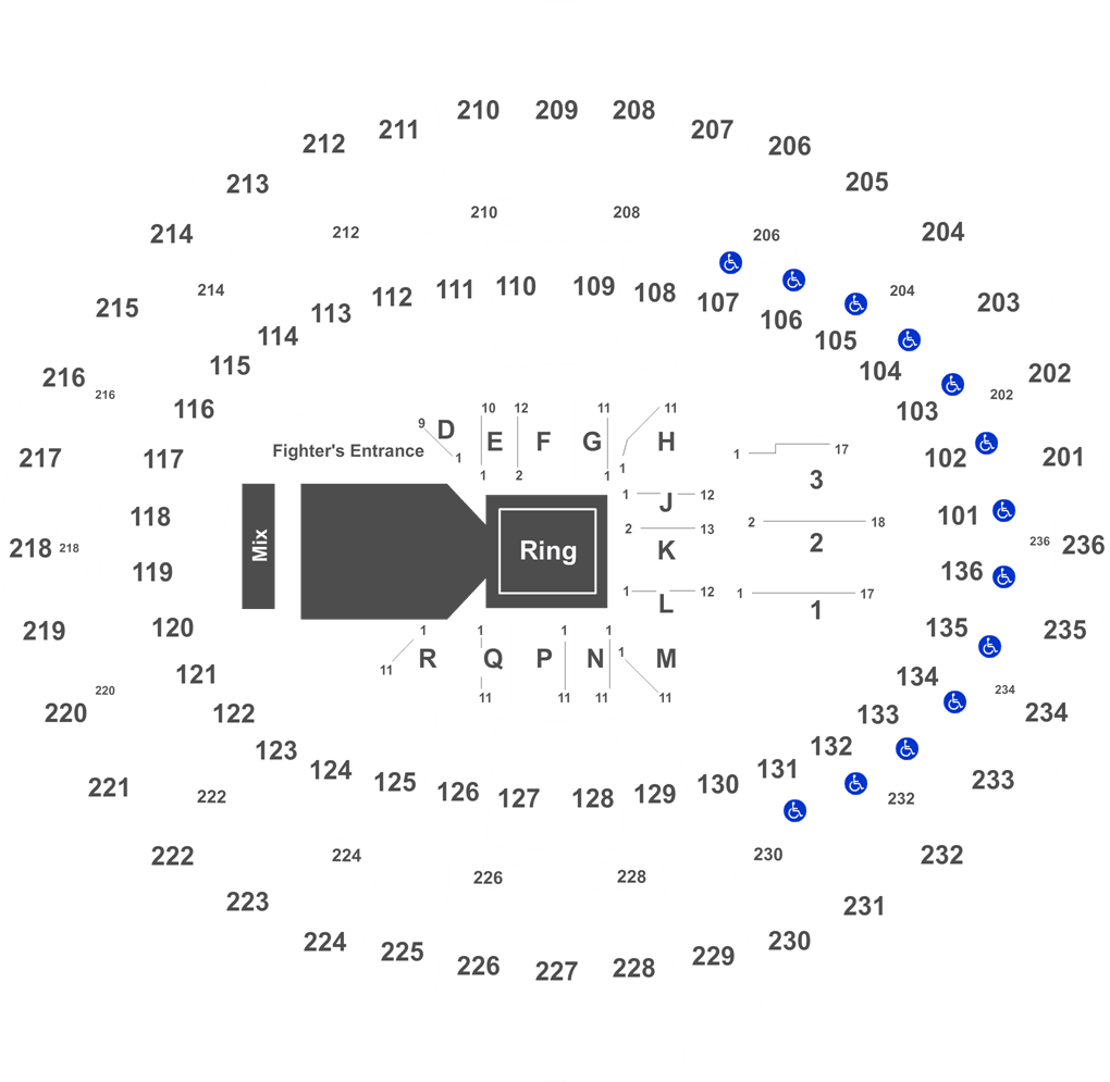 Download Boxing Arena Seating Chart | Wallpapers.com