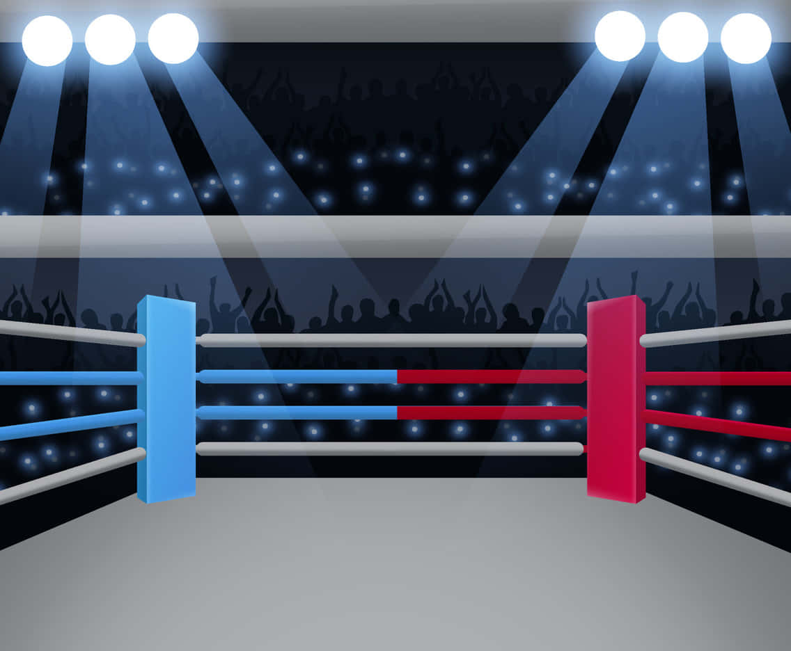 Boxing Ring Cartoon Background