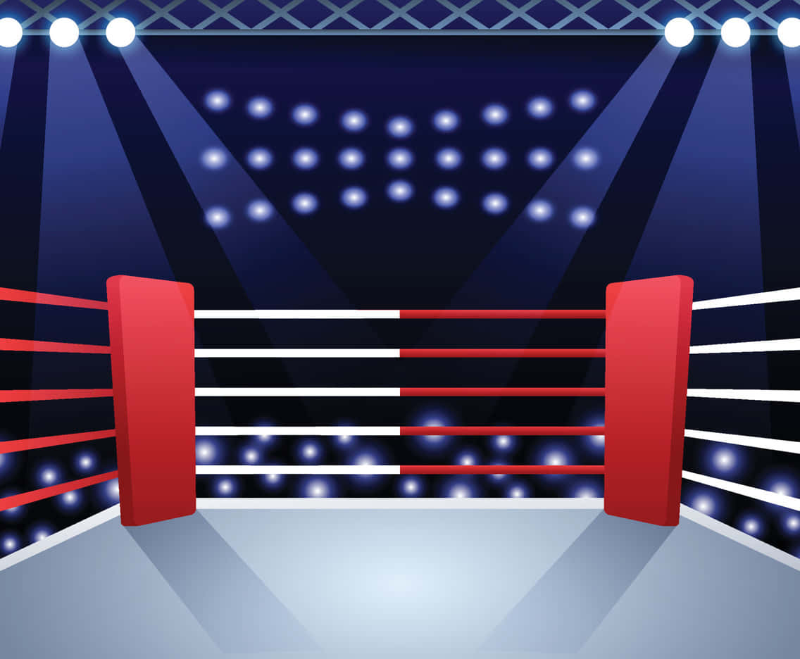Boxing Ring Vector Background