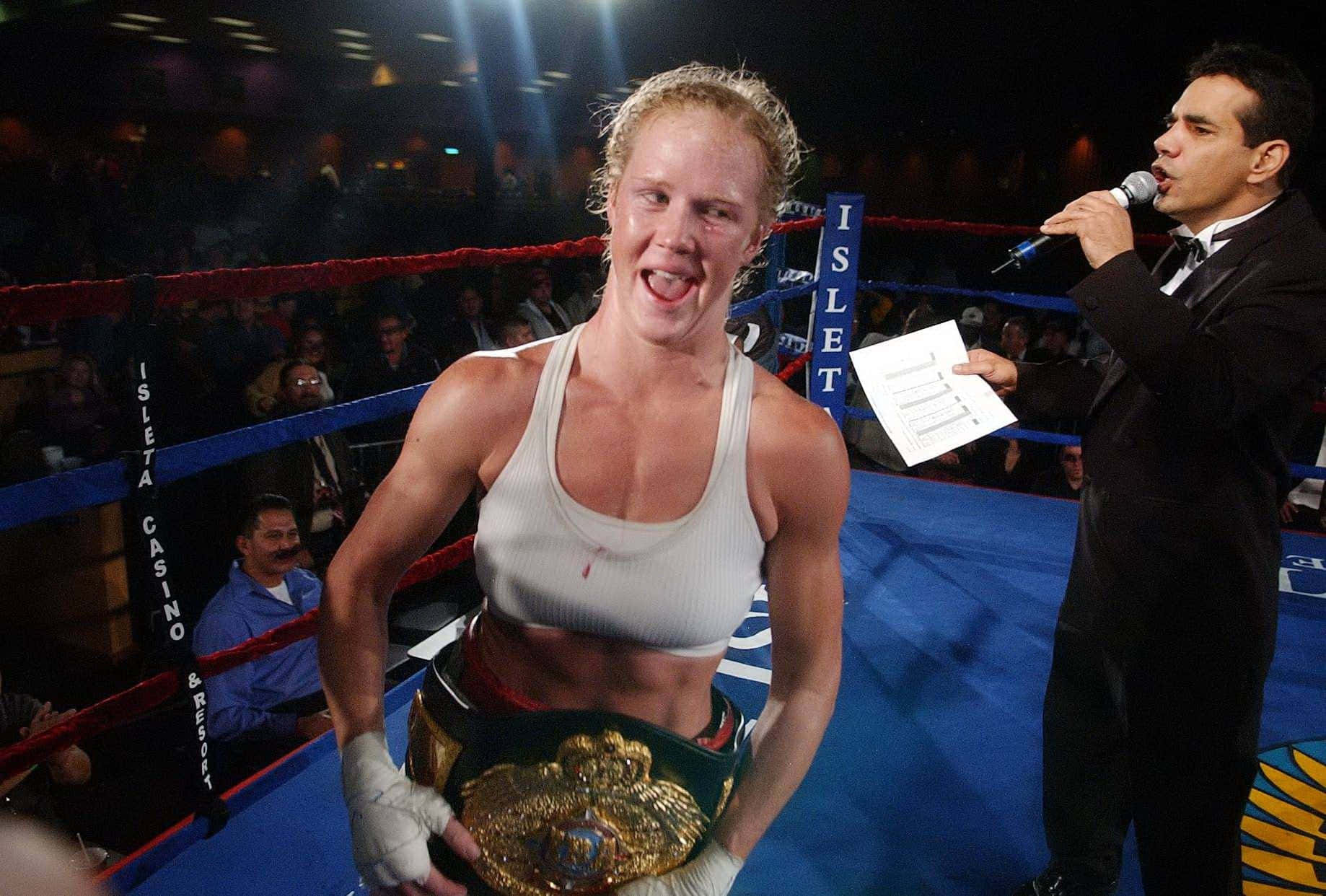 Boxing Ring Holly Holm Background