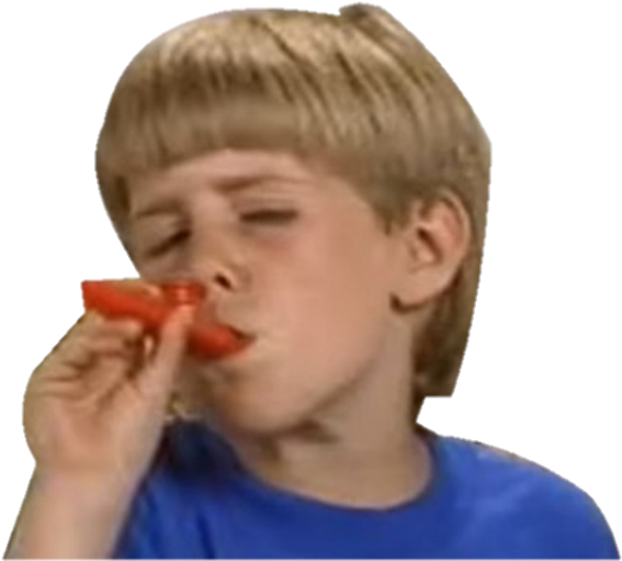 Boy Blowing Kazoo PNG