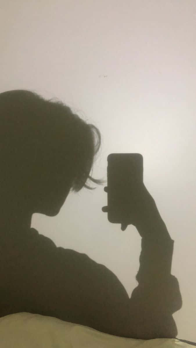 Boy Selfie Shadow PFP Wallpaper