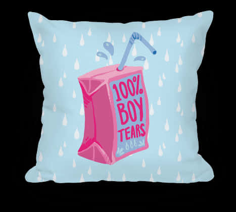 Boy Tears Cartoon Pillow PNG