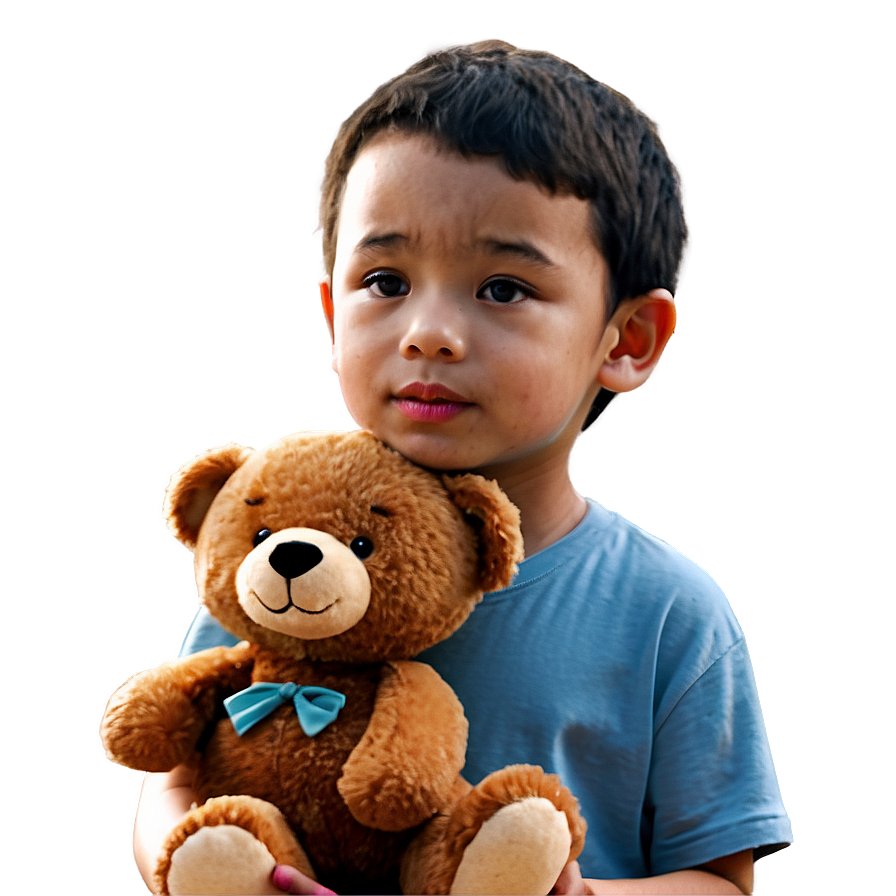 Boy With Teddy Bear Png 89 PNG