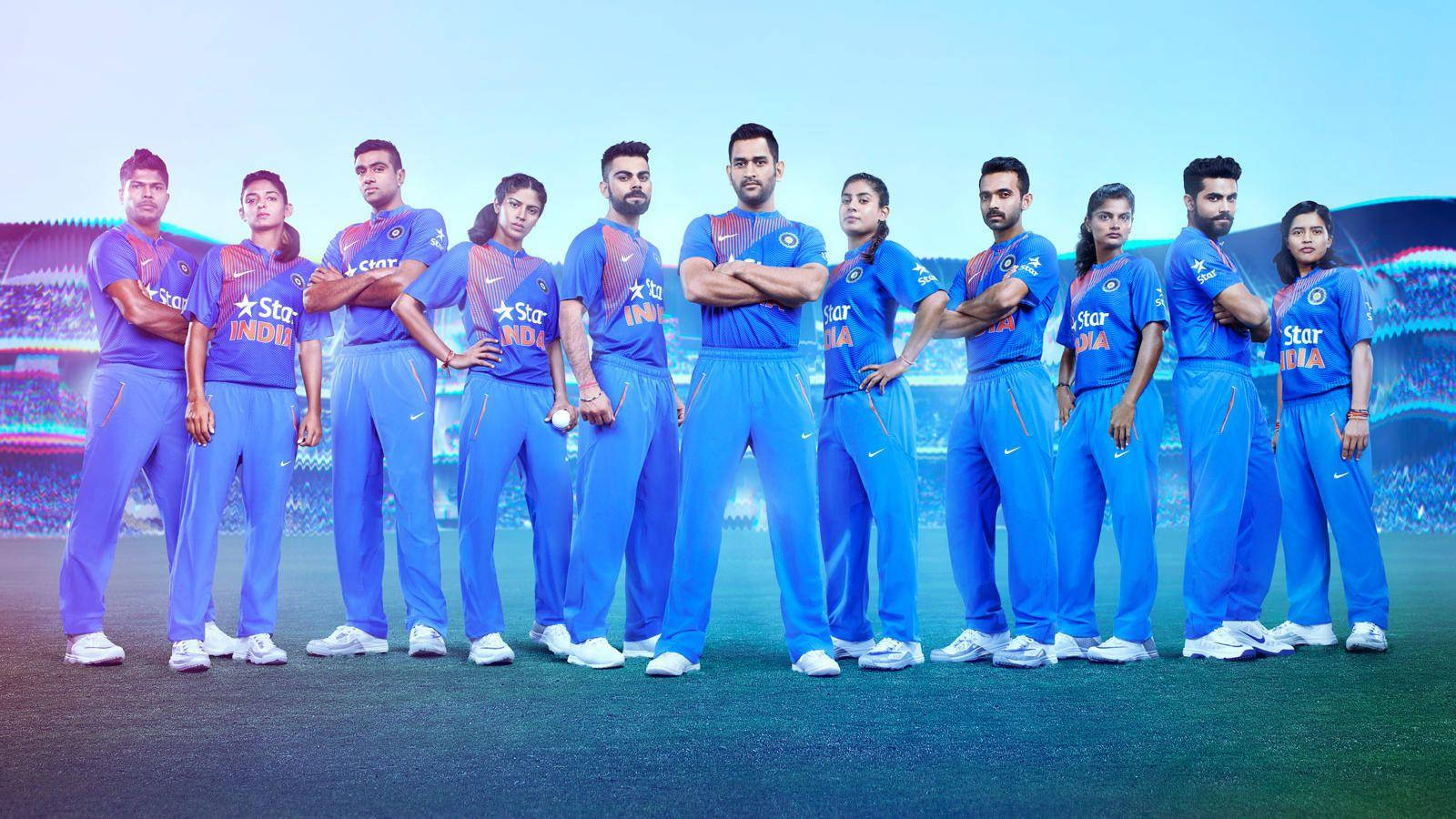 Boys And Girls Of The Indian Cricket Team Wallpaper