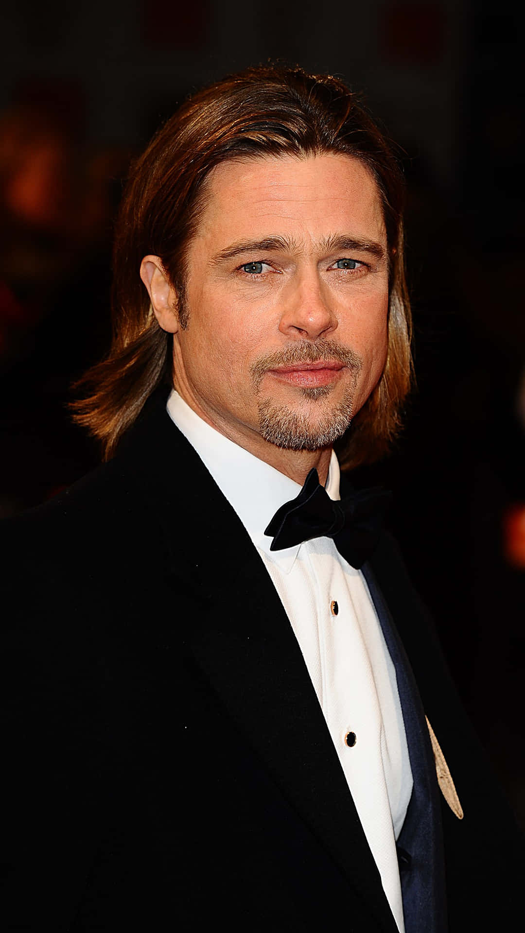 Hollywood star Brad Pitt in his classic pose
