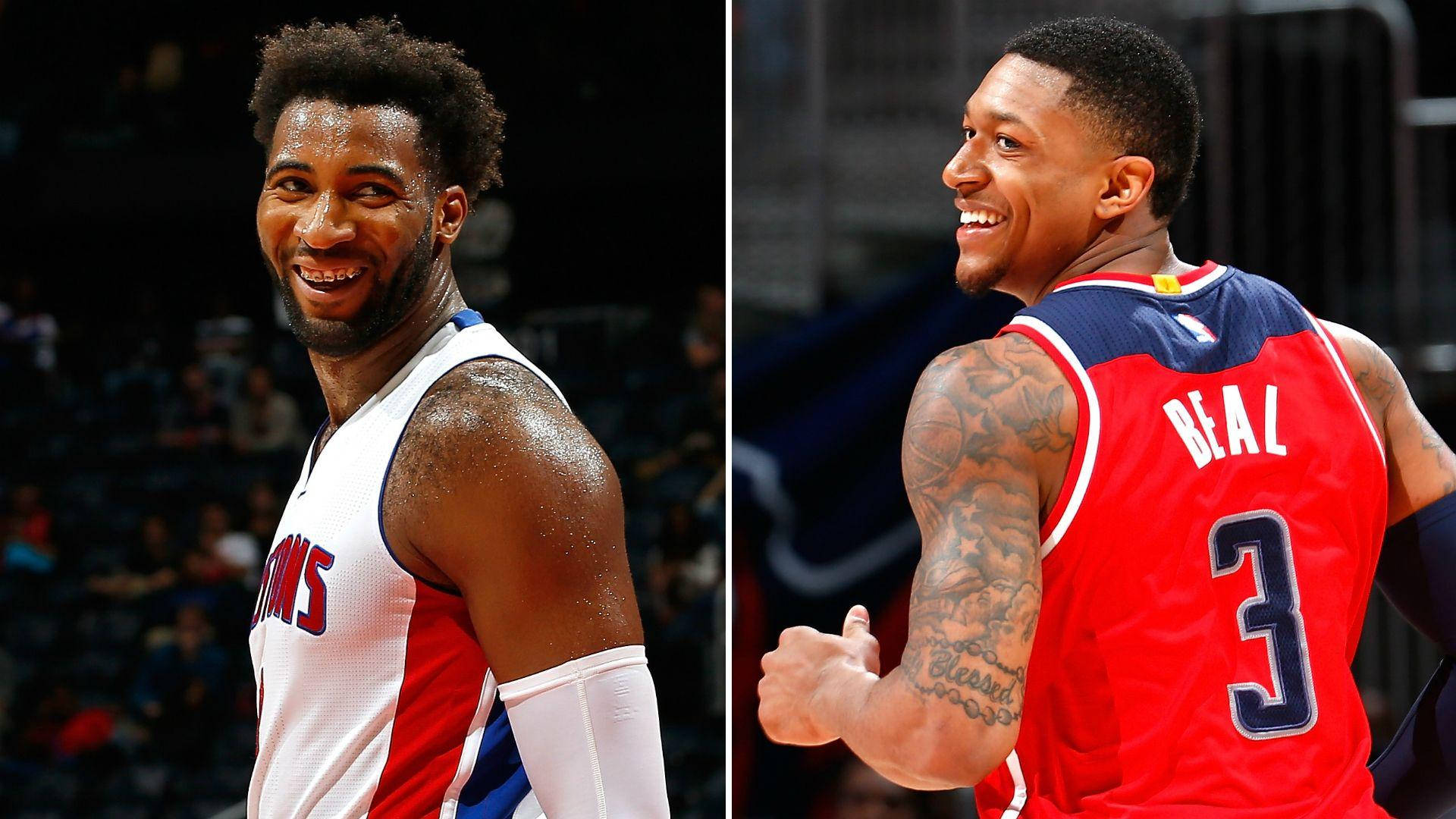 Bradley Beal Face Off With Drummond Wallpaper