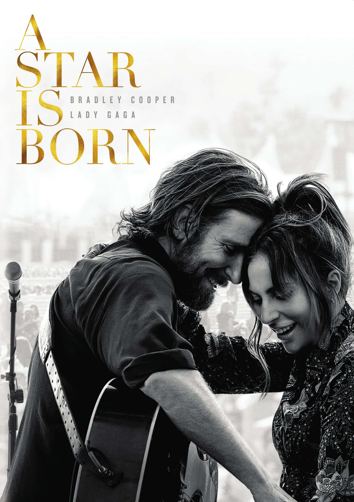 "bradley Cooper And Lady Gaga Performing In A Star Is Born" Wallpaper
