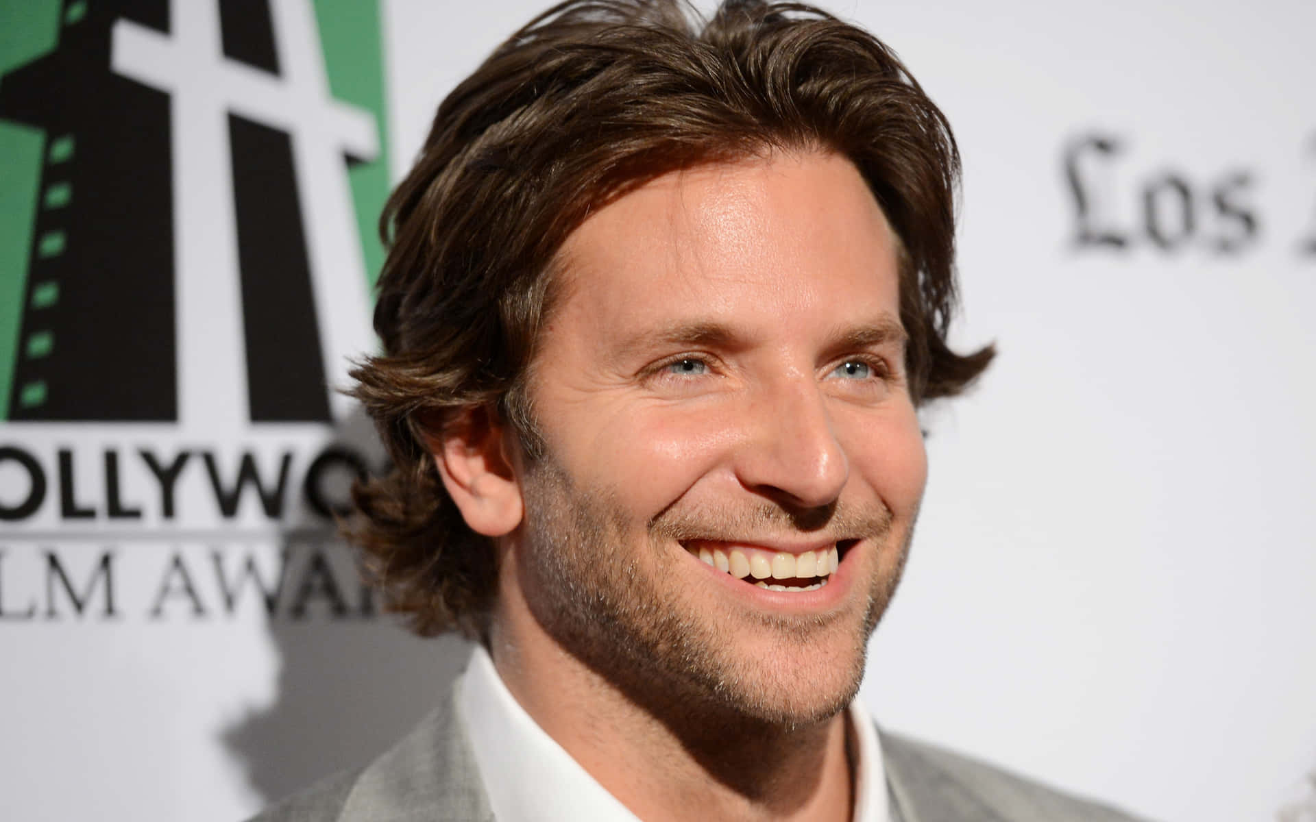 "Dedicated to his craft, Bradley Cooper celebrates a successful project."