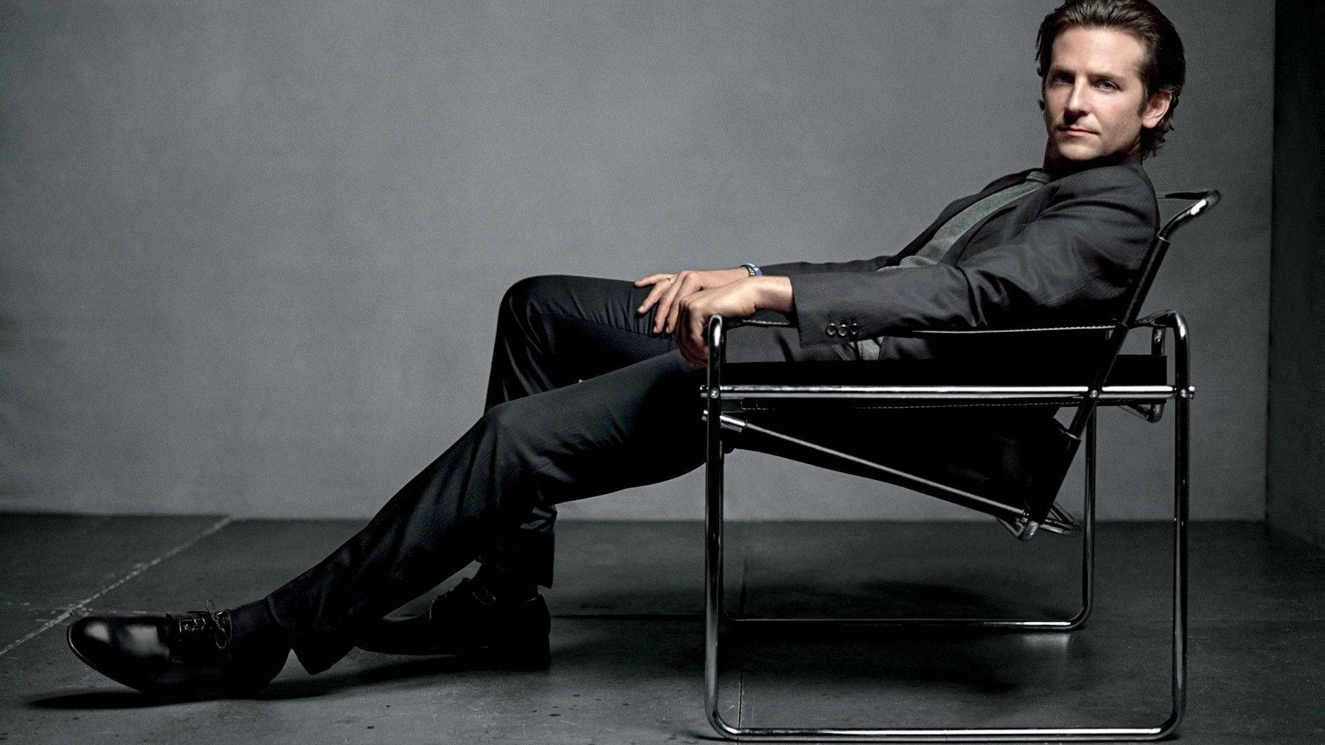 Bradley Cooper Black Suit Swag Picture