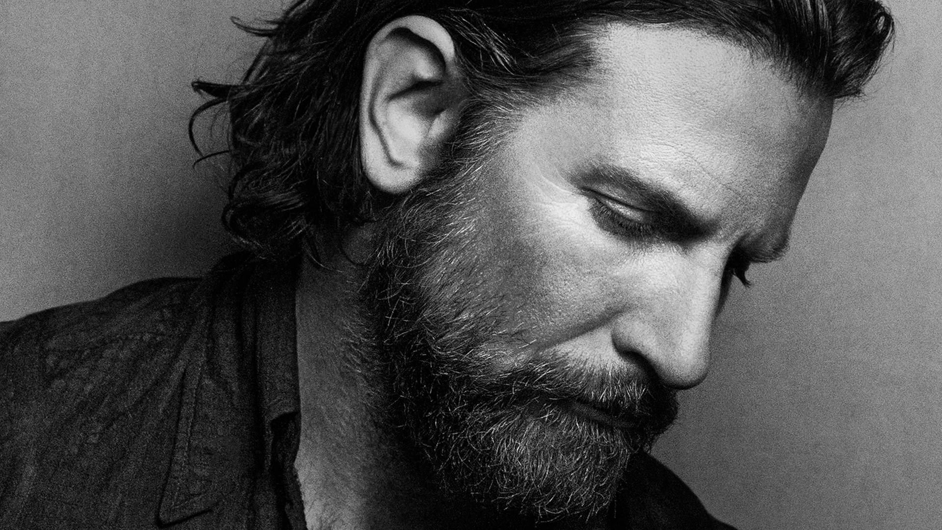 Bradley Cooper Greyscale Beard Picture