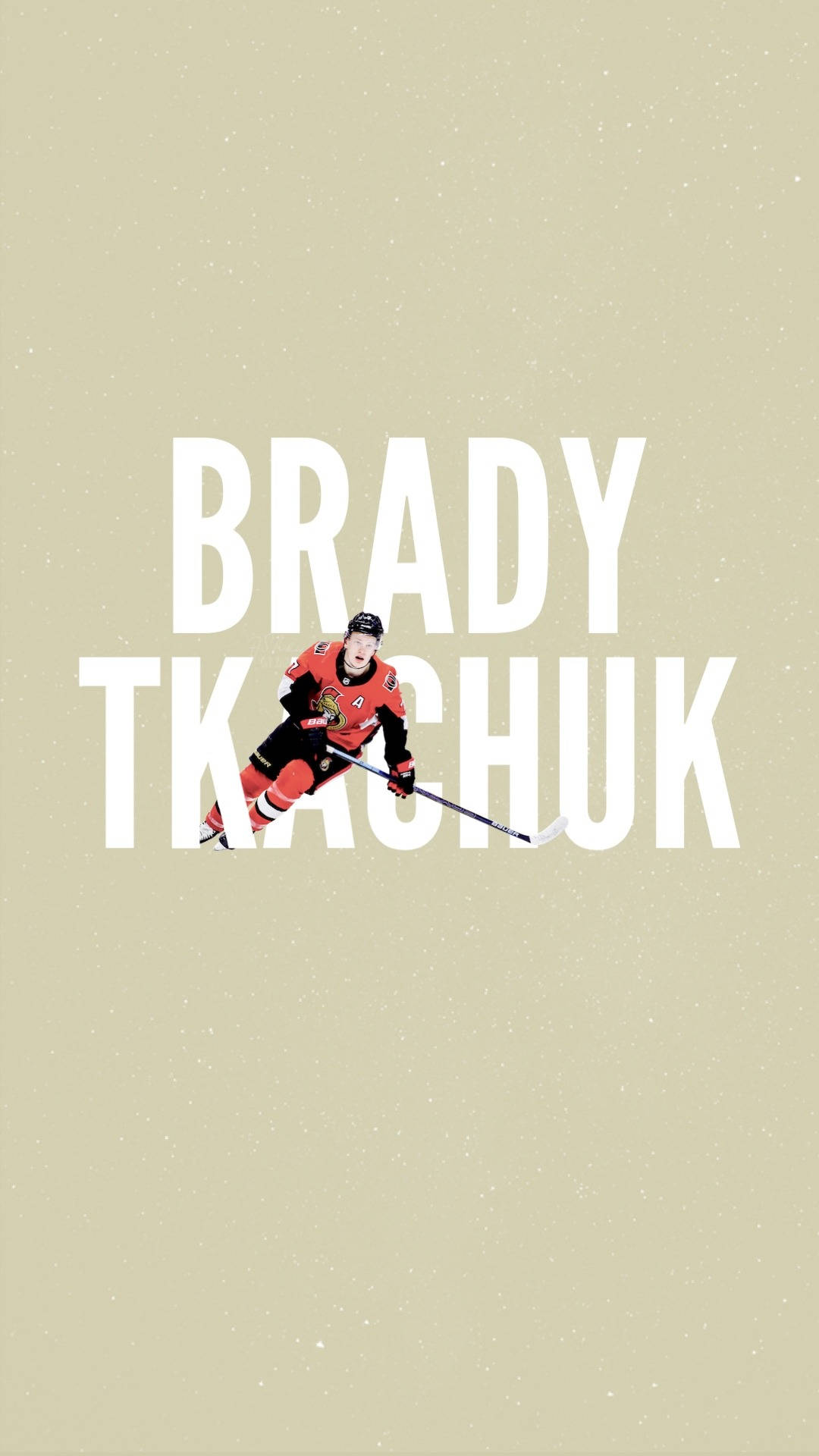 Fanartdi Brady Tkachuk Dei Ottawa Senators Sfondo
