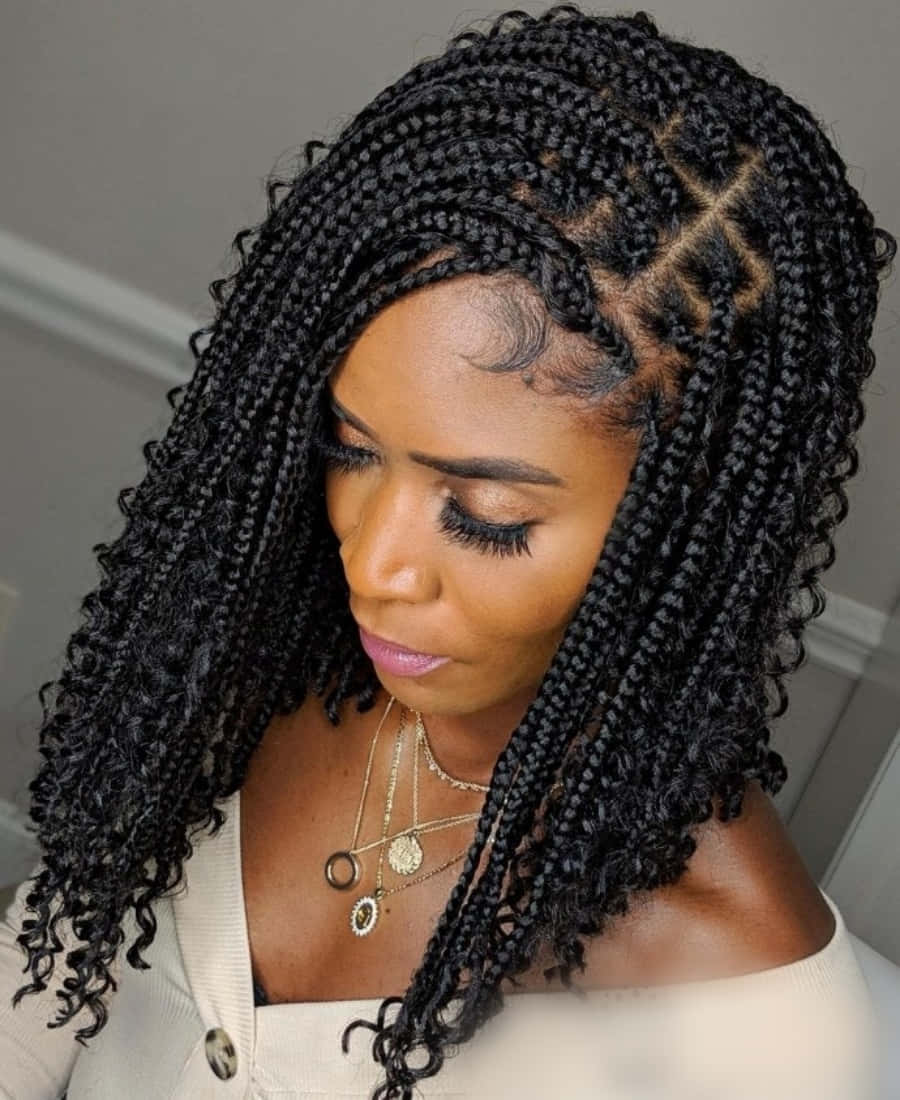 Knotless Braids Hairstyles Picture 2022
