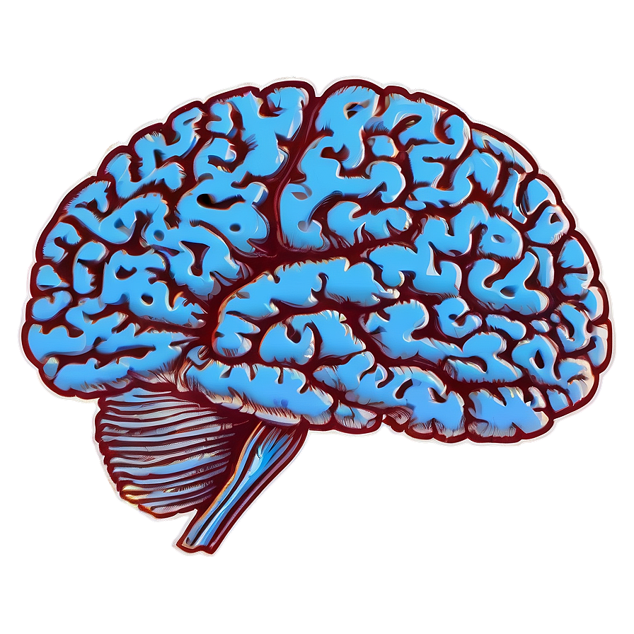 Brain Activity Outline Png 17 PNG