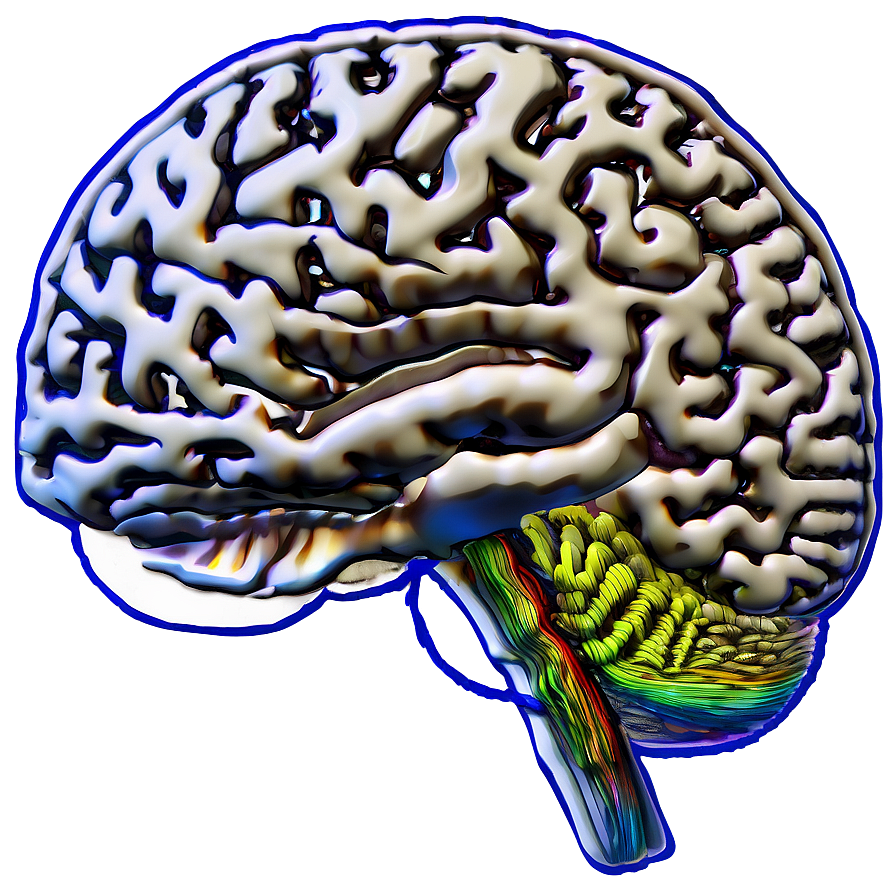 Brain Activity Outline Png Vdo PNG