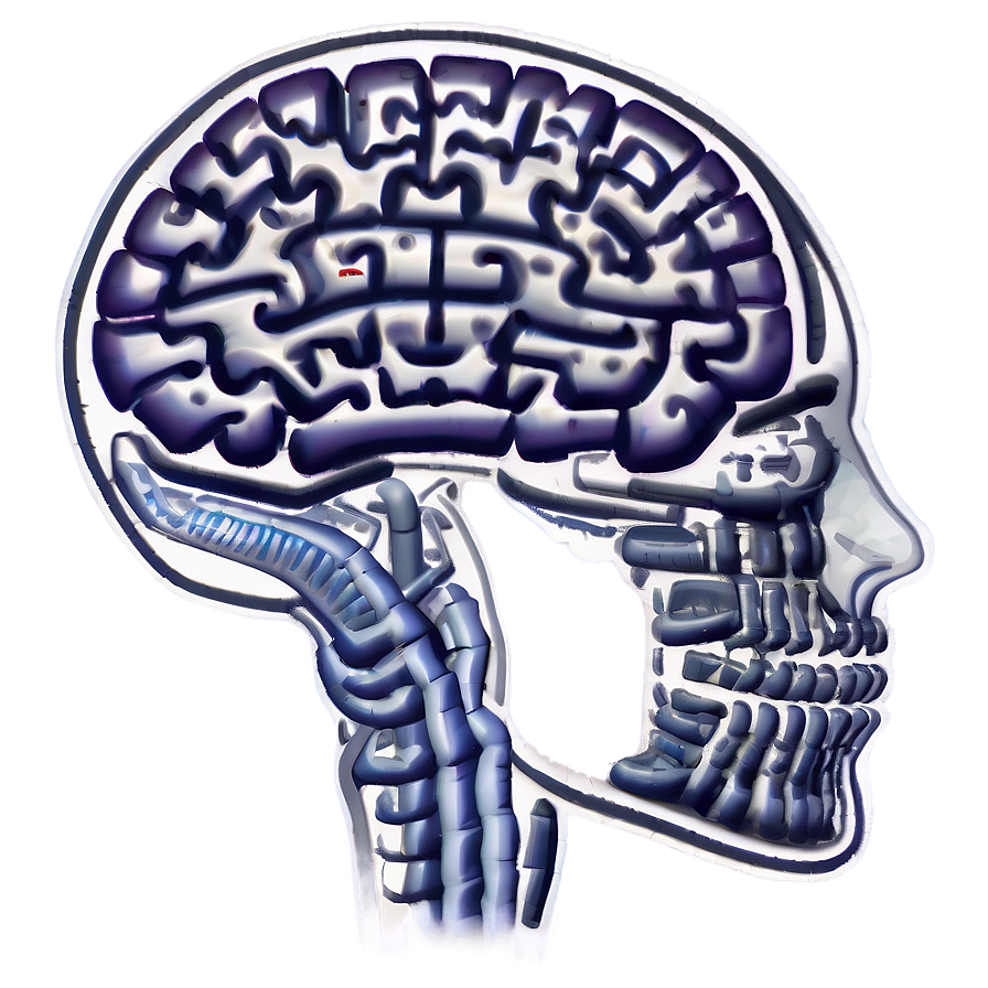 Brain Activity Outline Png Wum38 PNG