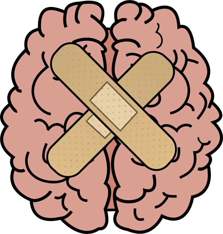 Brain Bandage Crossover Art PNG