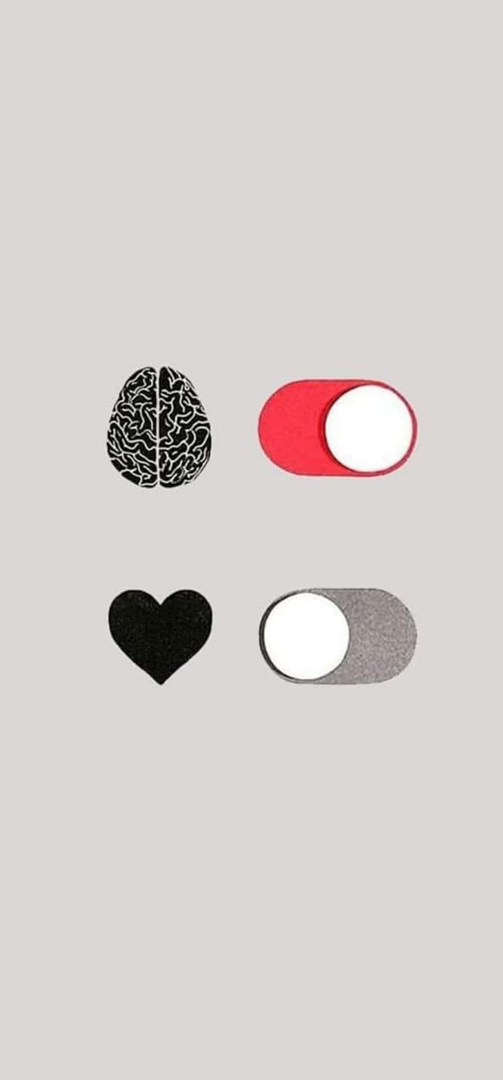 Brain Heart Pills Concept Art Wallpaper