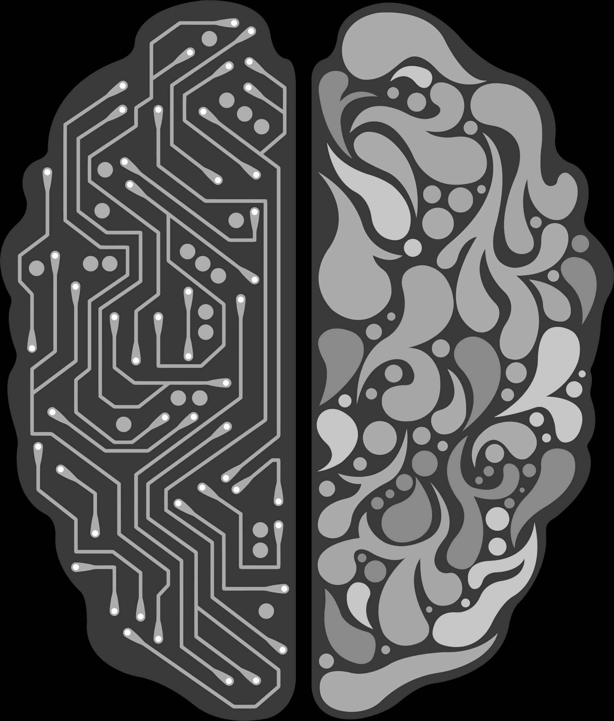 Brain Hemispheres Technology Art PNG