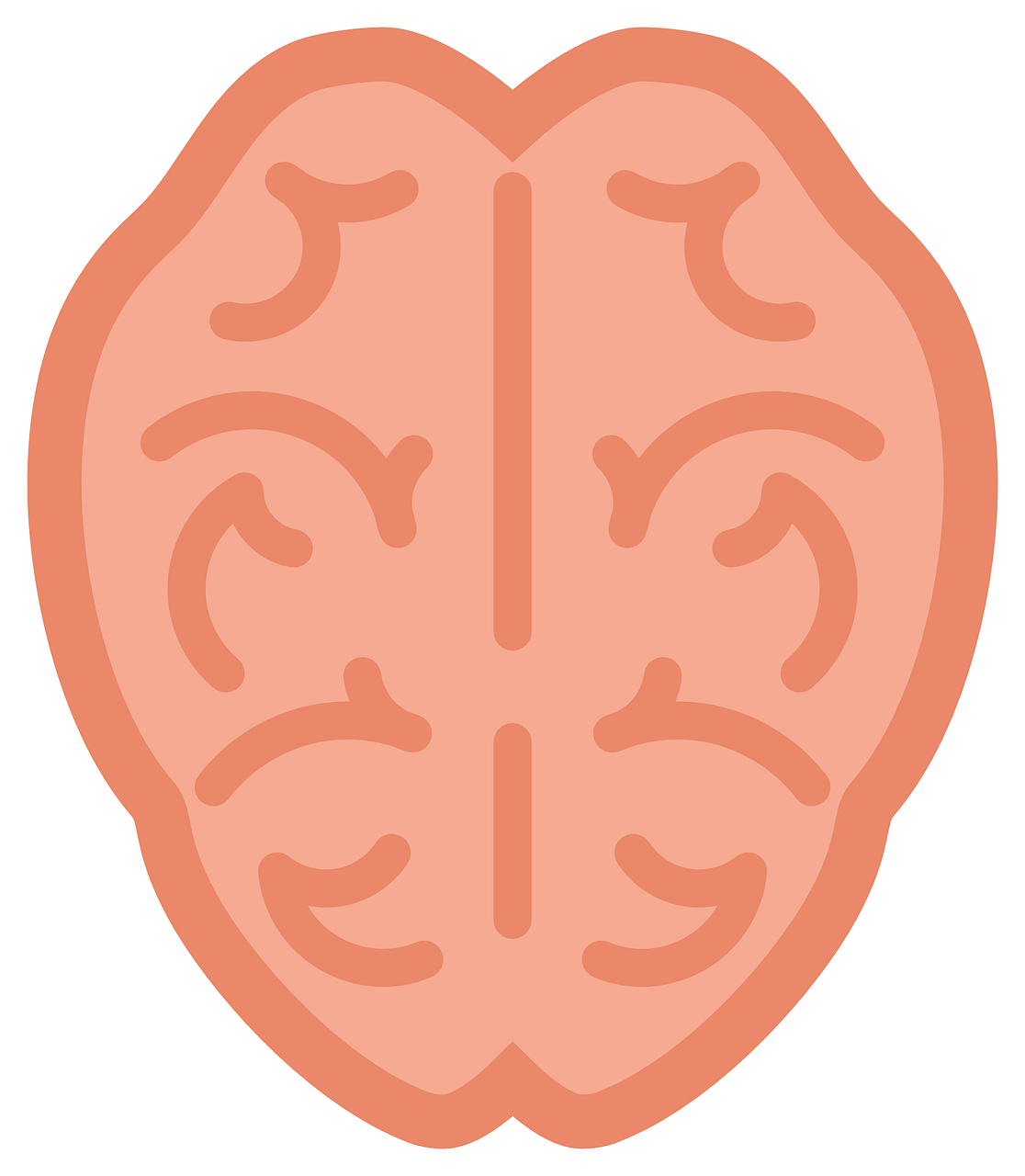 Brain Icon Graphic PNG