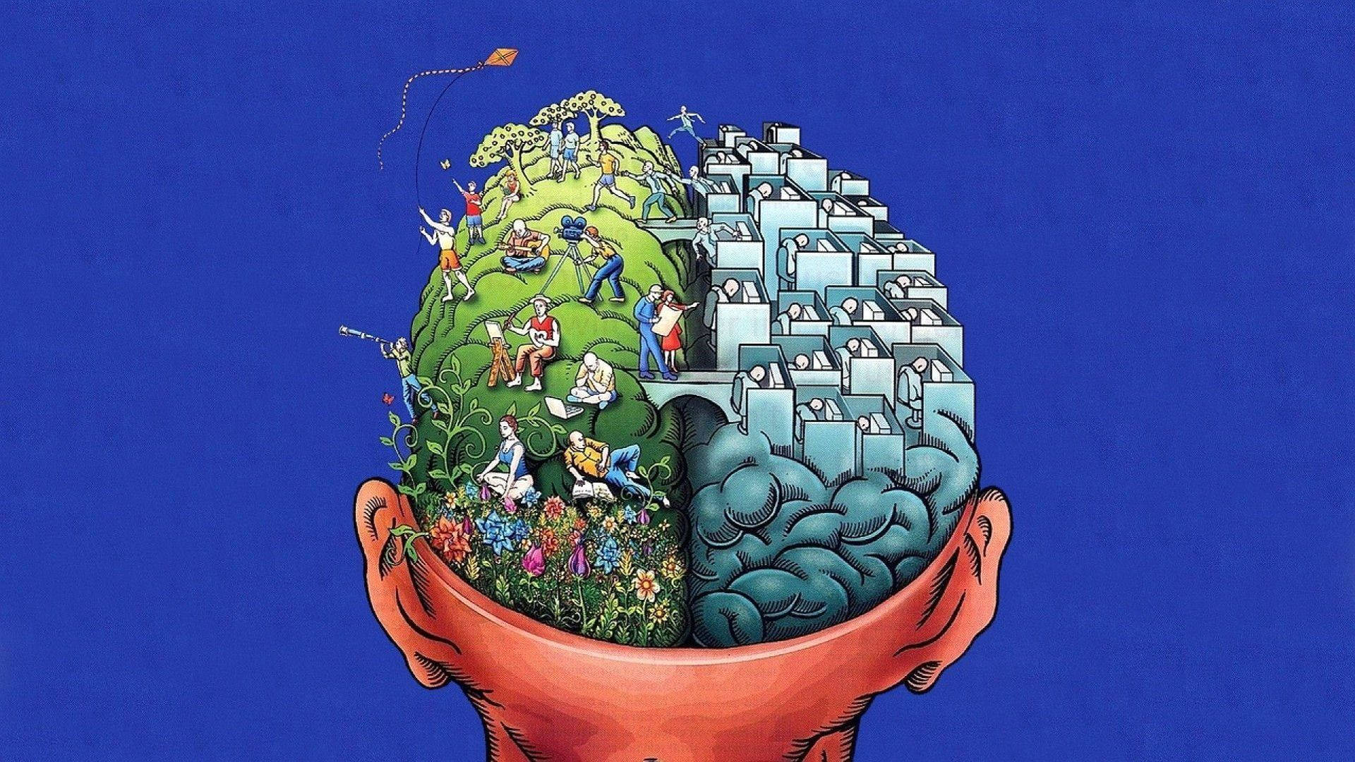 Hjerne Af En Vis Person Wallpaper