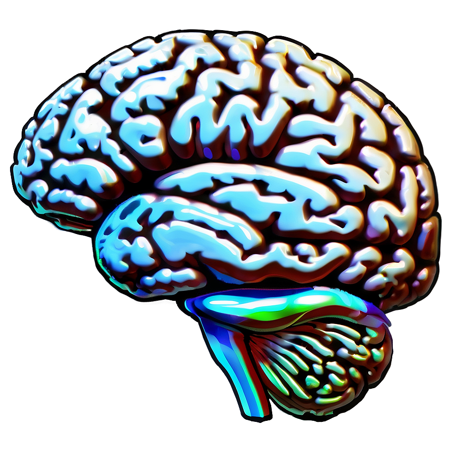 Brain Outline B PNG