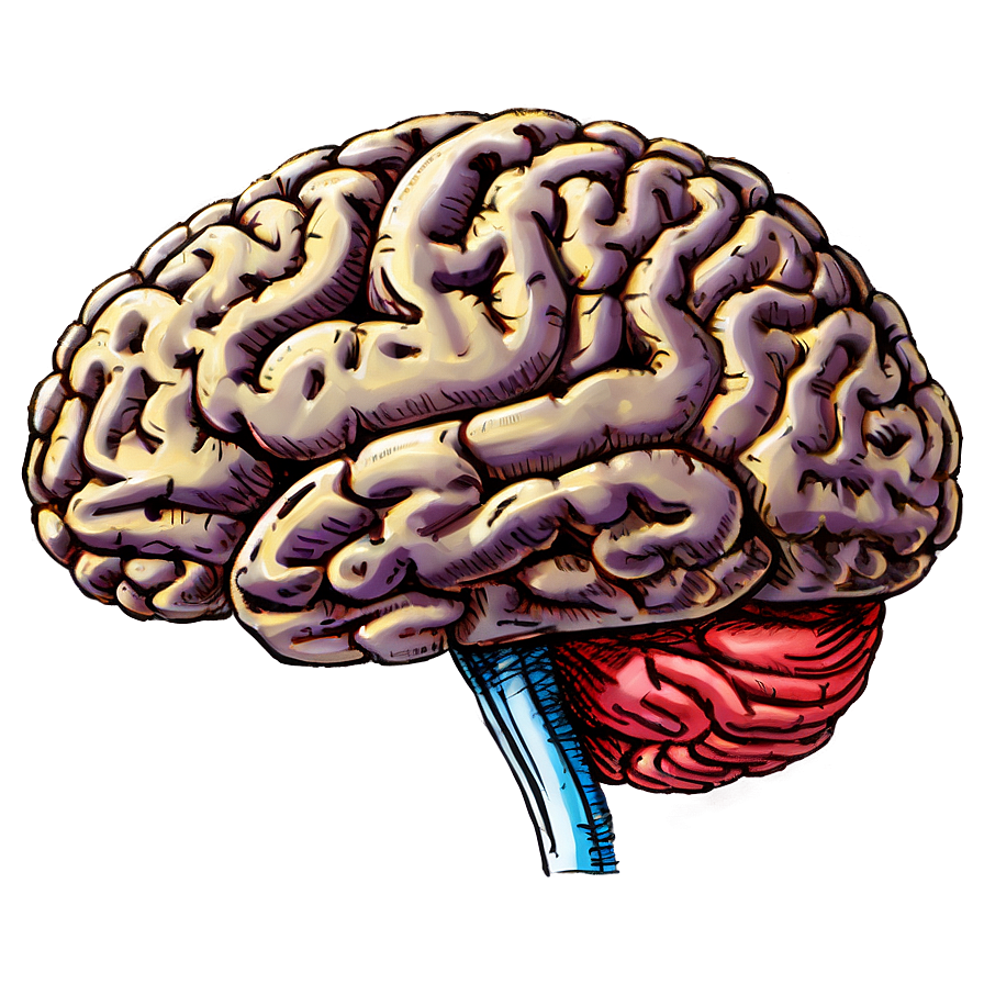 Brain Sketch Png 06272024 PNG