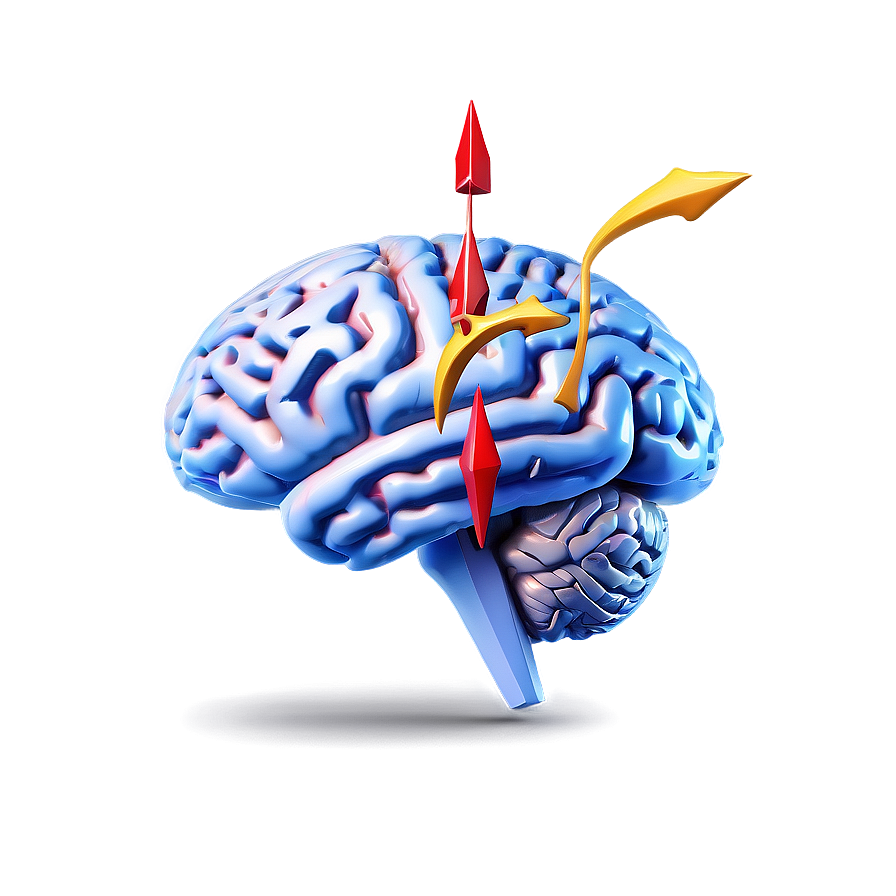 Brain With Arrows Png Cgl90 PNG