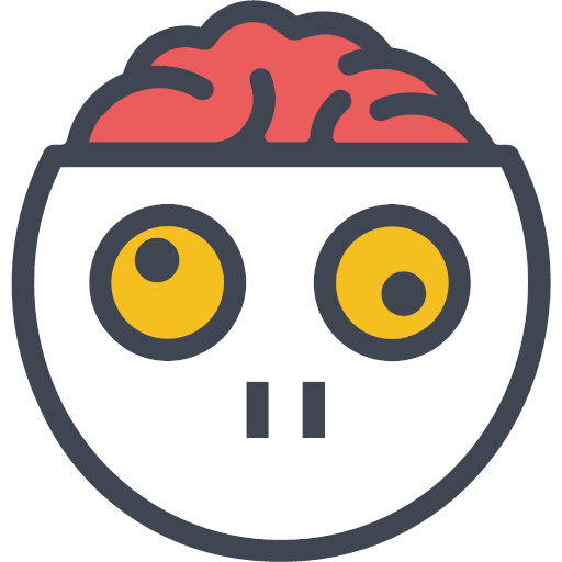 Brainy Robot Emoji PNG