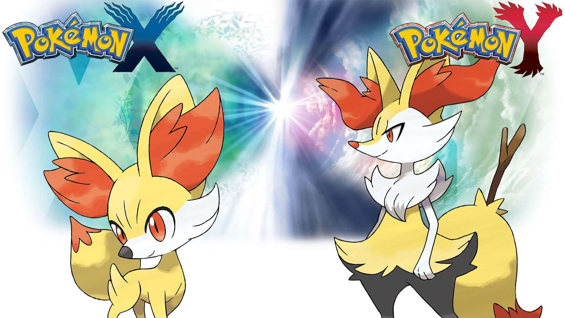 Braixen Showing Its Magic - The Fire Fox Pokémon Wallpaper