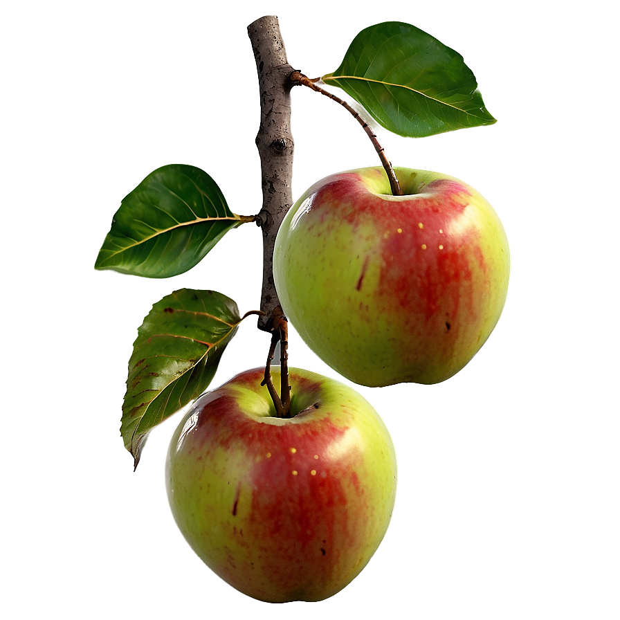 Branch With Apples Png 5 PNG