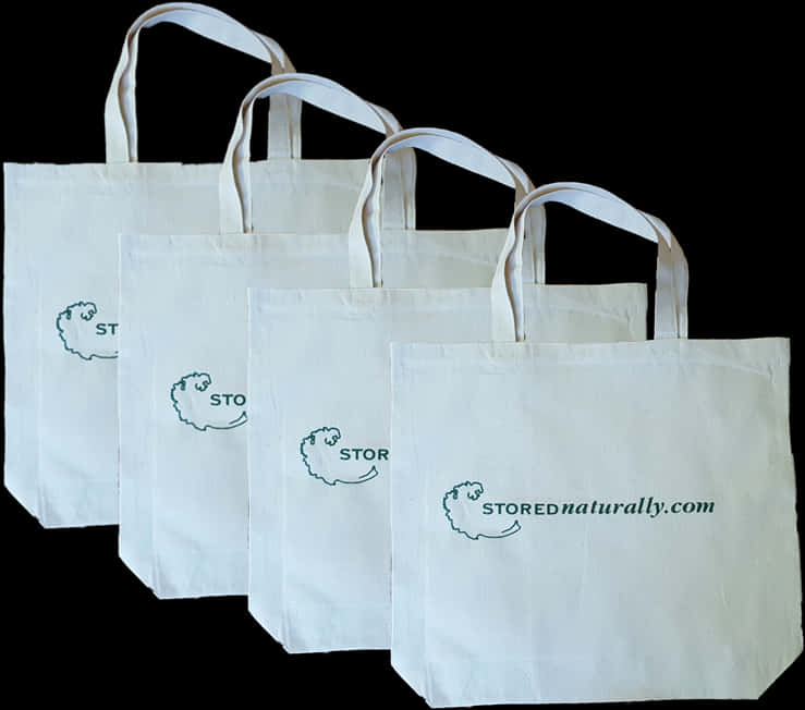 Branded Canvas Tote Bags PNG