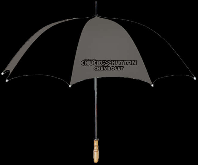Branded Chevrolet Umbrella Black PNG