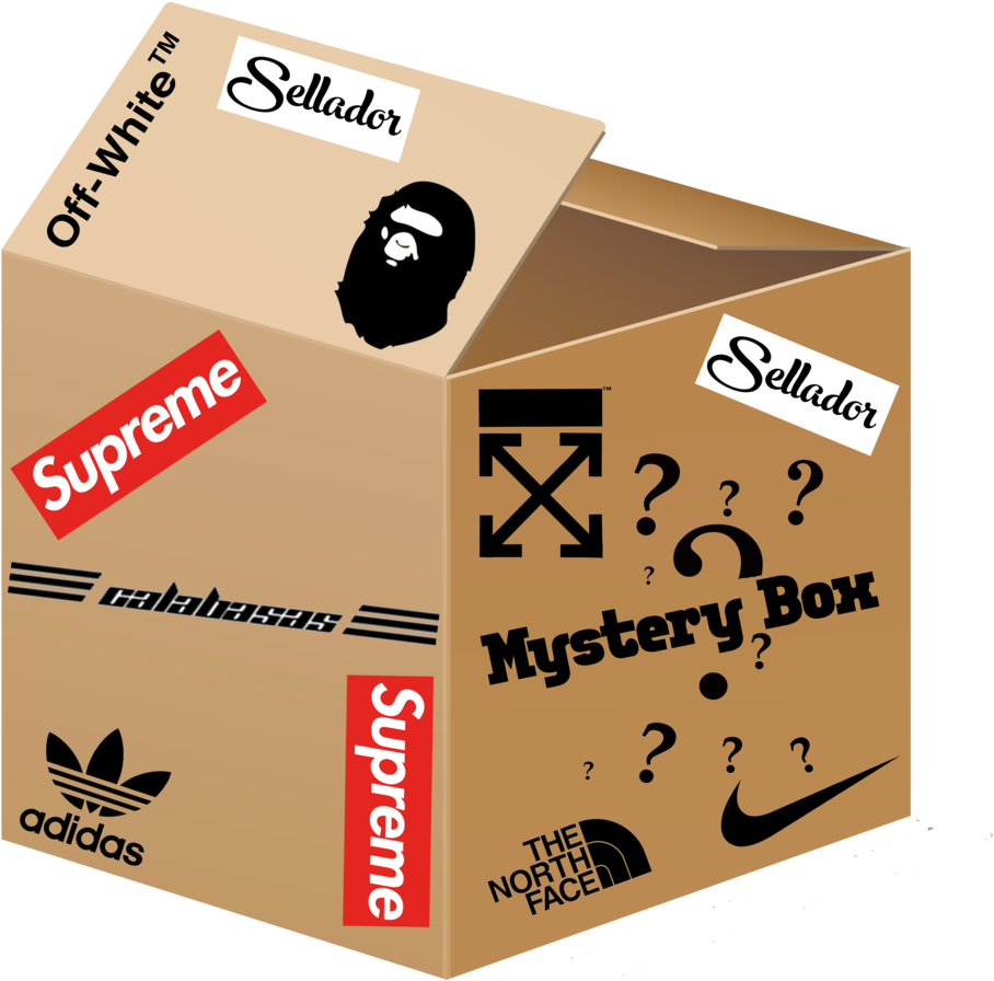 Branded Mystery Box Graphic PNG