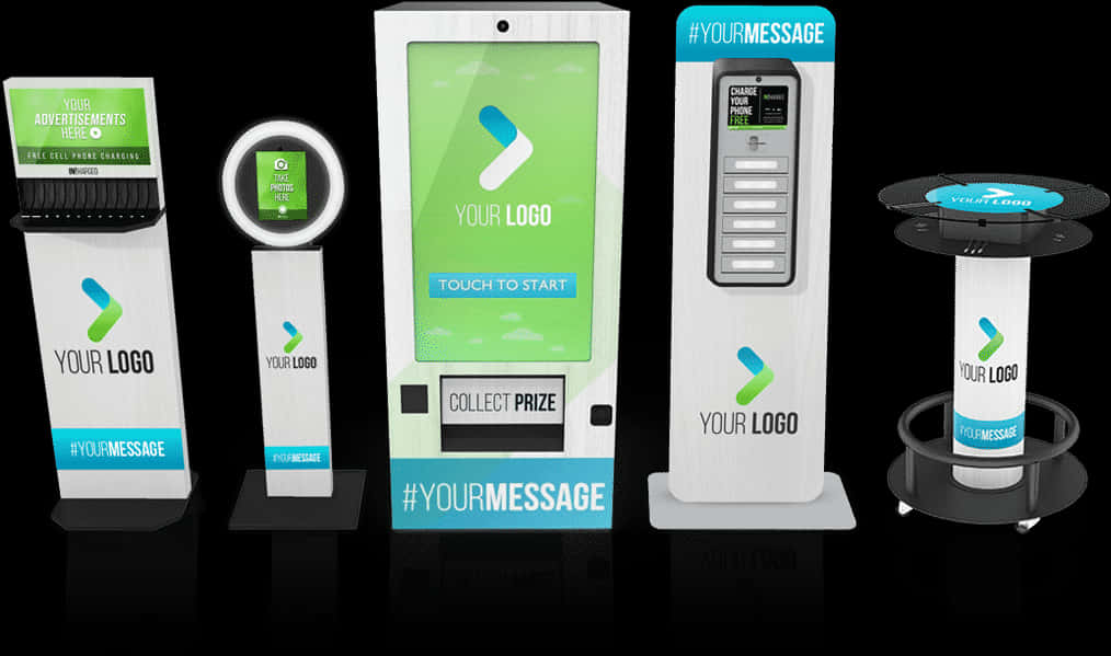 Branded Phone Charging Stations PNG