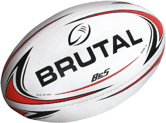 Branded Rugby Ball Isolated PNG