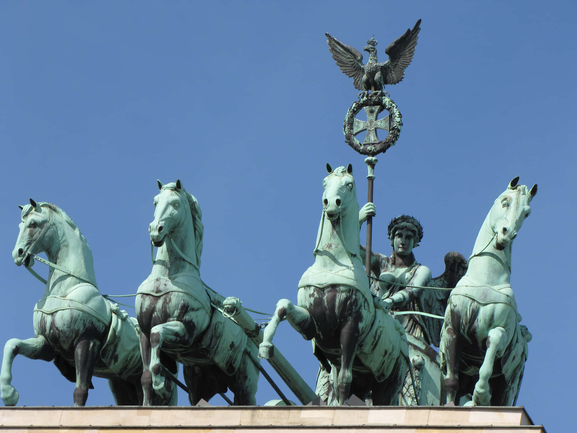 Brandenburg Gate Horses Statue Wallpaper