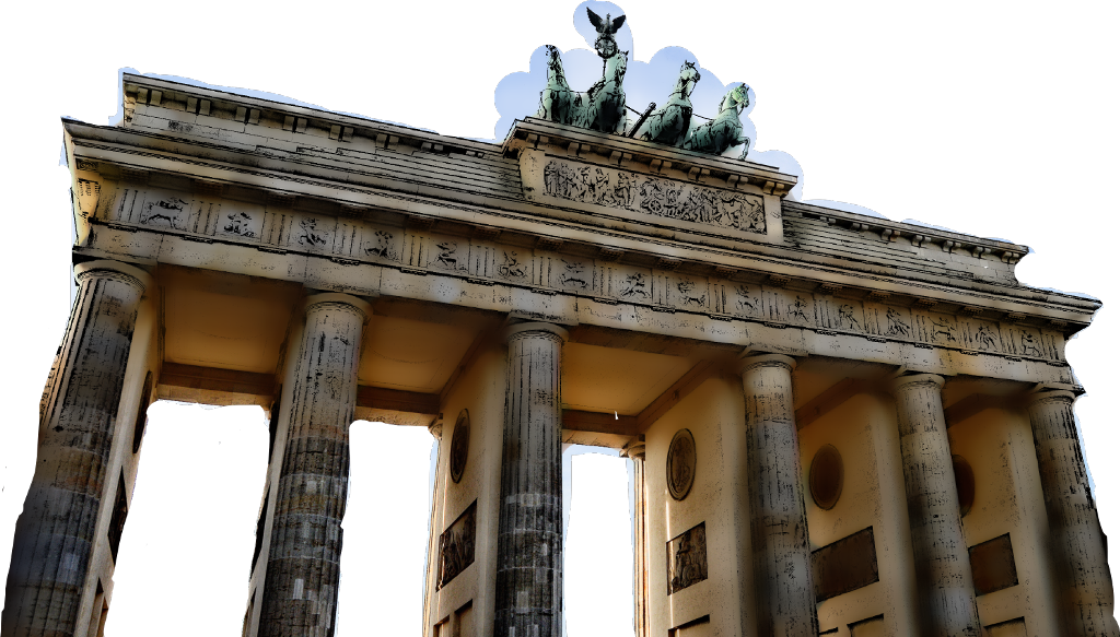 Brandenburg Gate Iconic Architecture PNG