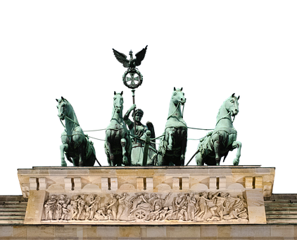 Brandenburg Gate Quadrigaat Night PNG