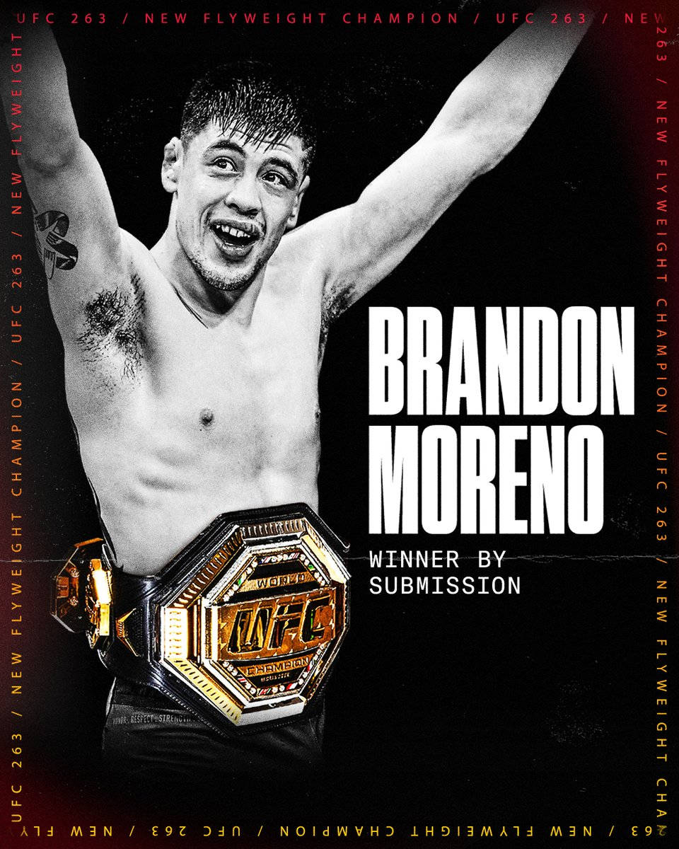 Brandon Moreno Winner By Submission Wallpaper