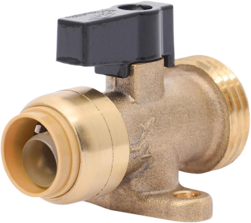 Brass Ball Valve Plumbing Component PNG